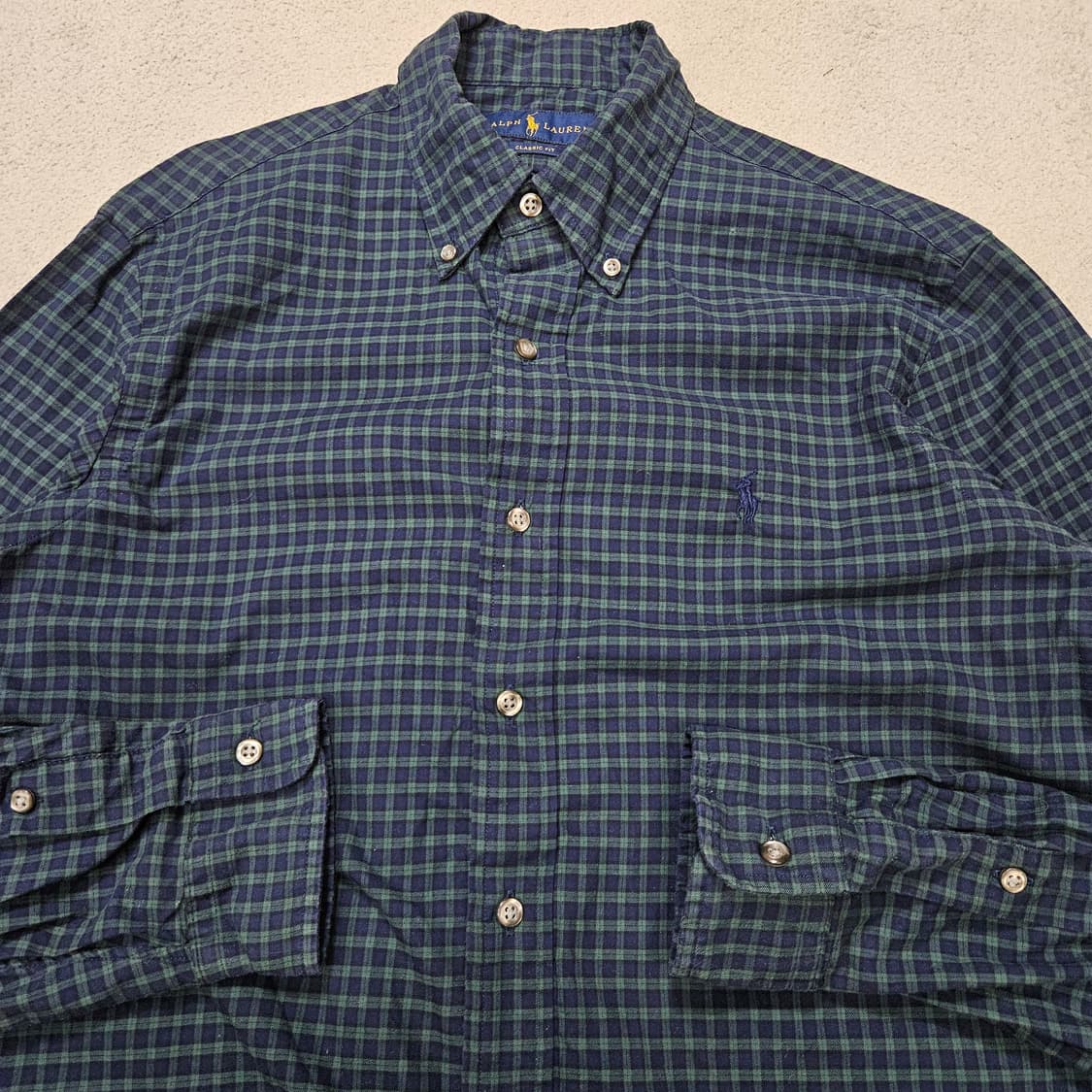 폴로 랄프 로렌 신형 체크 셔츠 S 클래식핏 상품이미지3