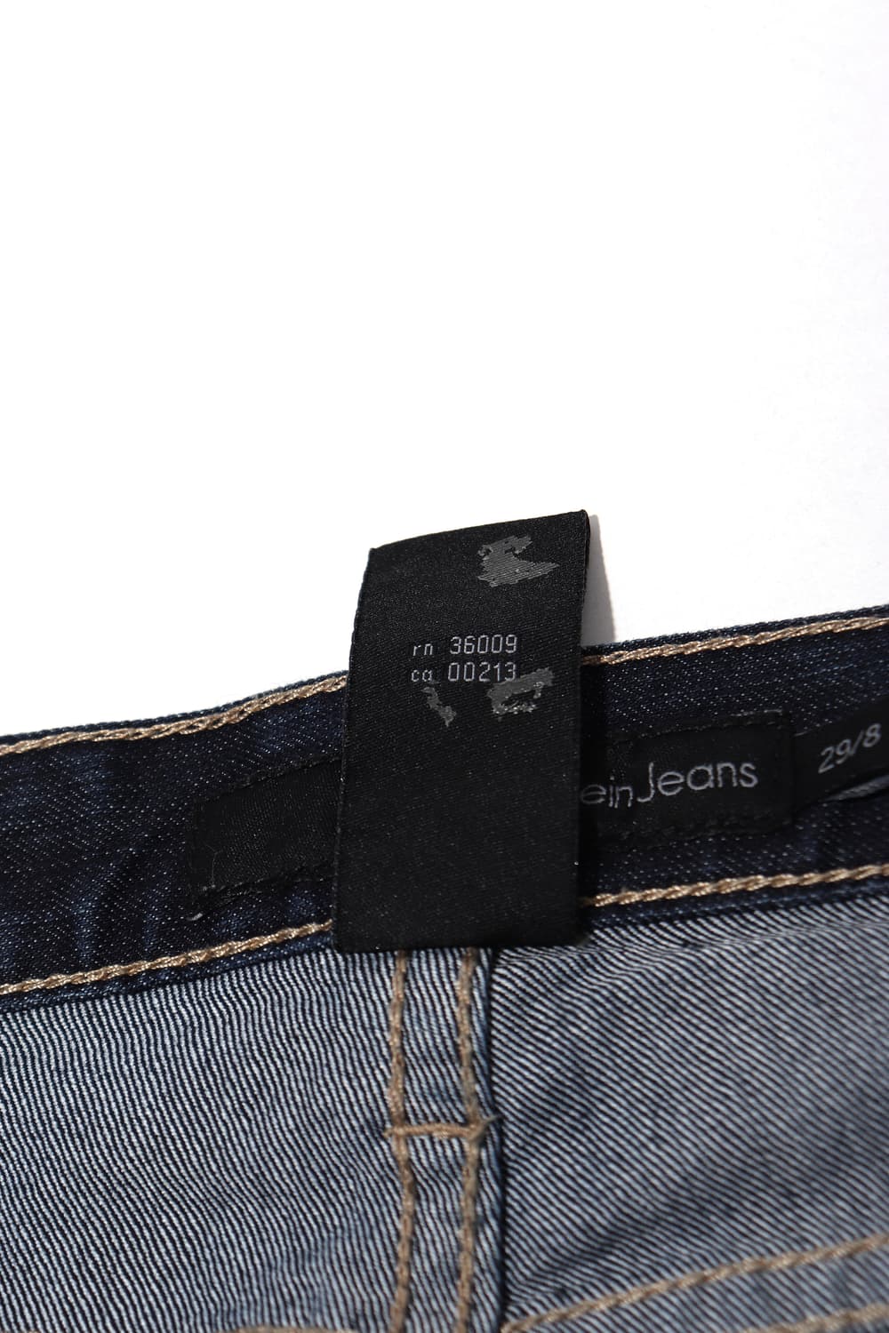 CALVIN KLEIN 슬림핏 진청 데님 팬츠 size 30 상품이미지5