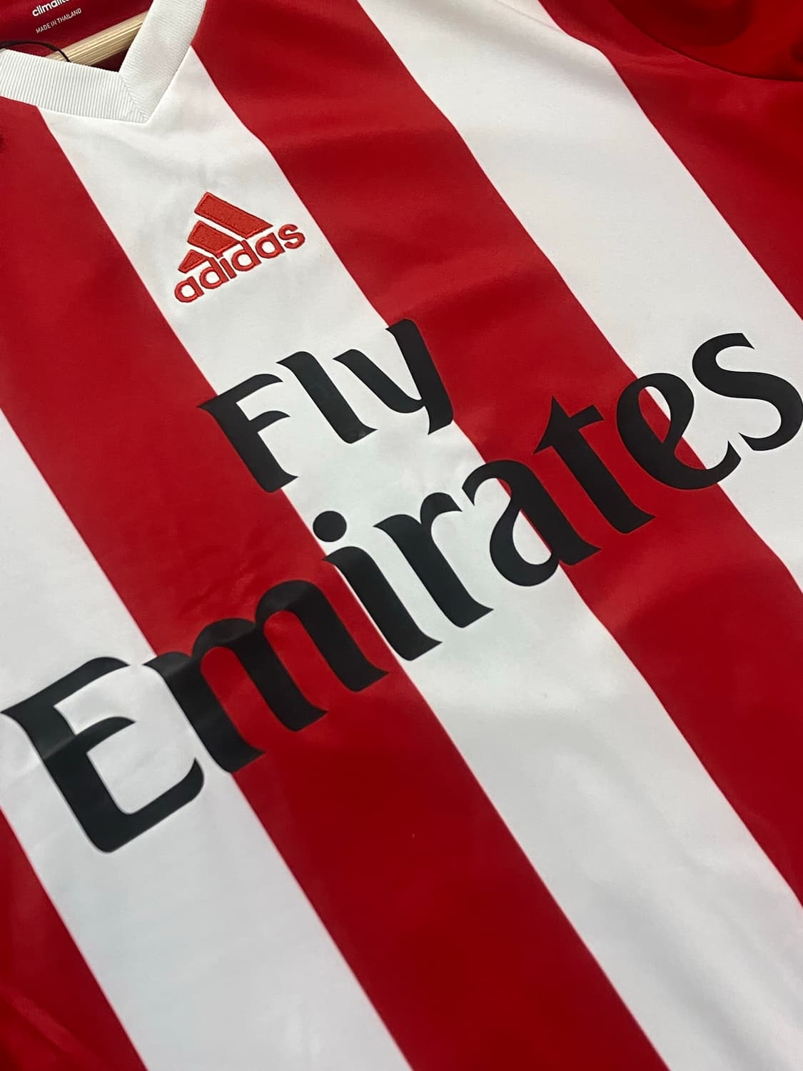 아디다스 스트라이프 축구 유니폼 레드 100 #csz2428 상품이미지5