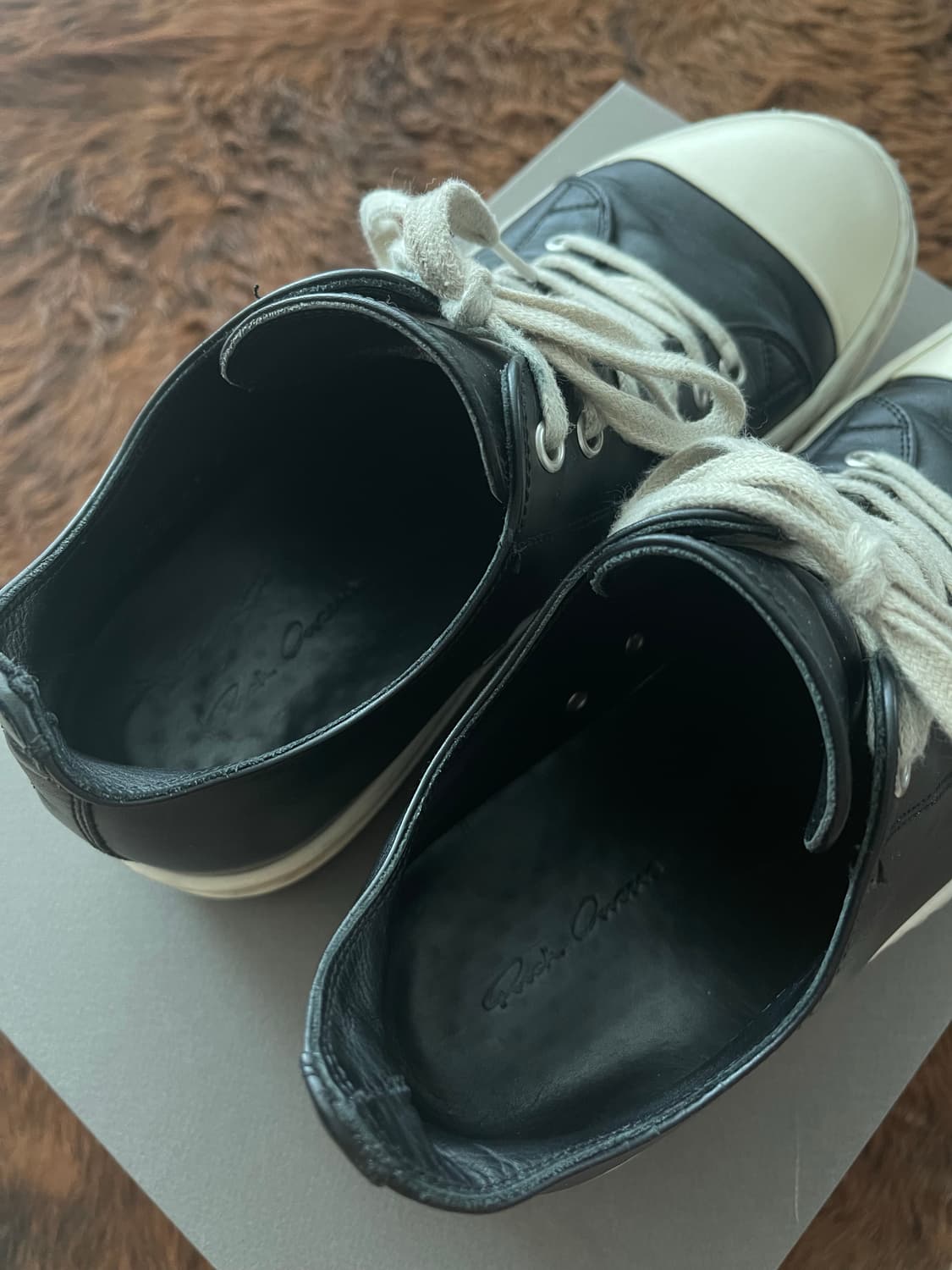 릭오웬스 다크쉐도우 레더컨버스 상품이미지3