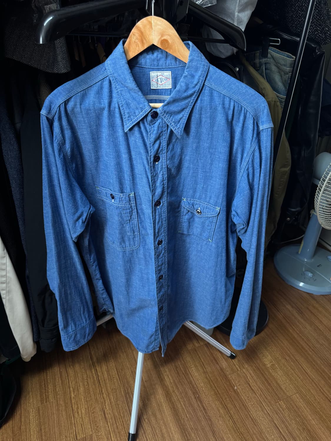 빅얀크 샴브레이 셔츠 BIGYANK 16.5 (XL) 105 상품이미지1