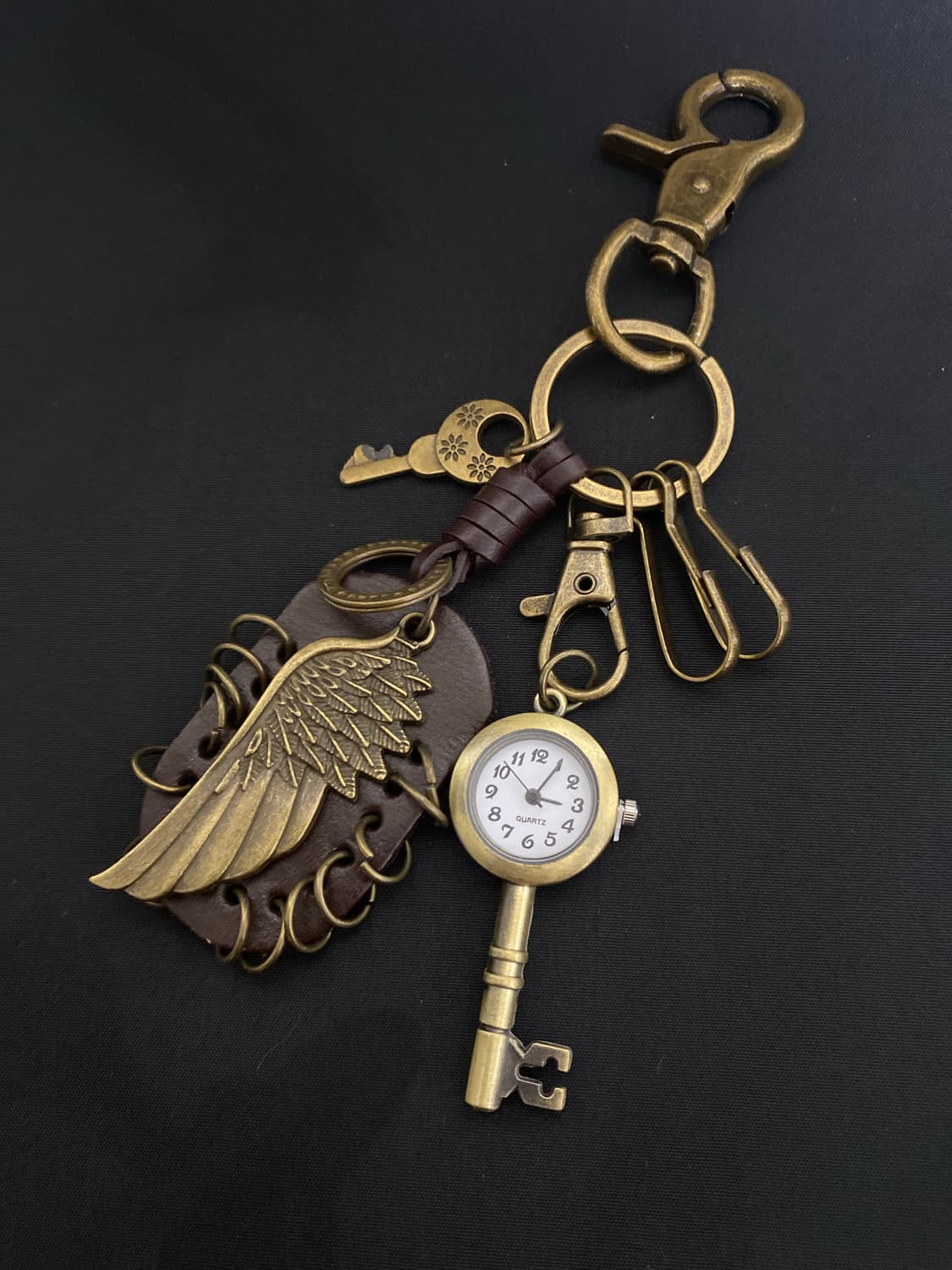 빈티지 브라스 무드 키링 상품이미지1