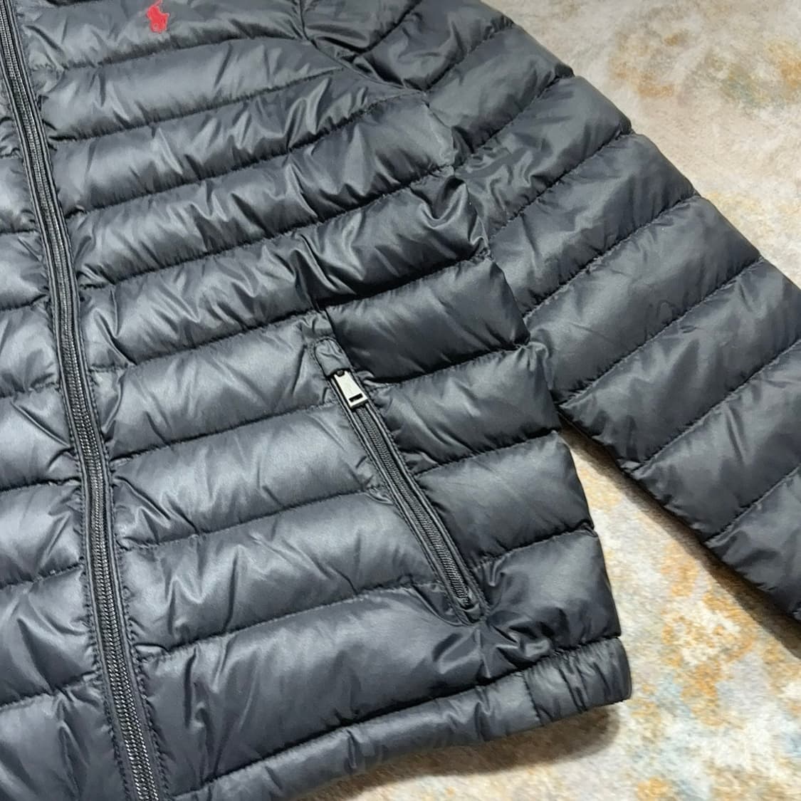 폴로 랄프로렌 빈티지 블랙 경량패딩  상품이미지2