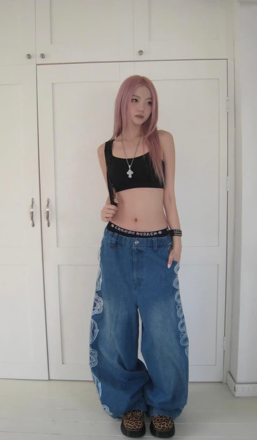 히스테릭글래머 스네이크 팬츠 상품이미지3