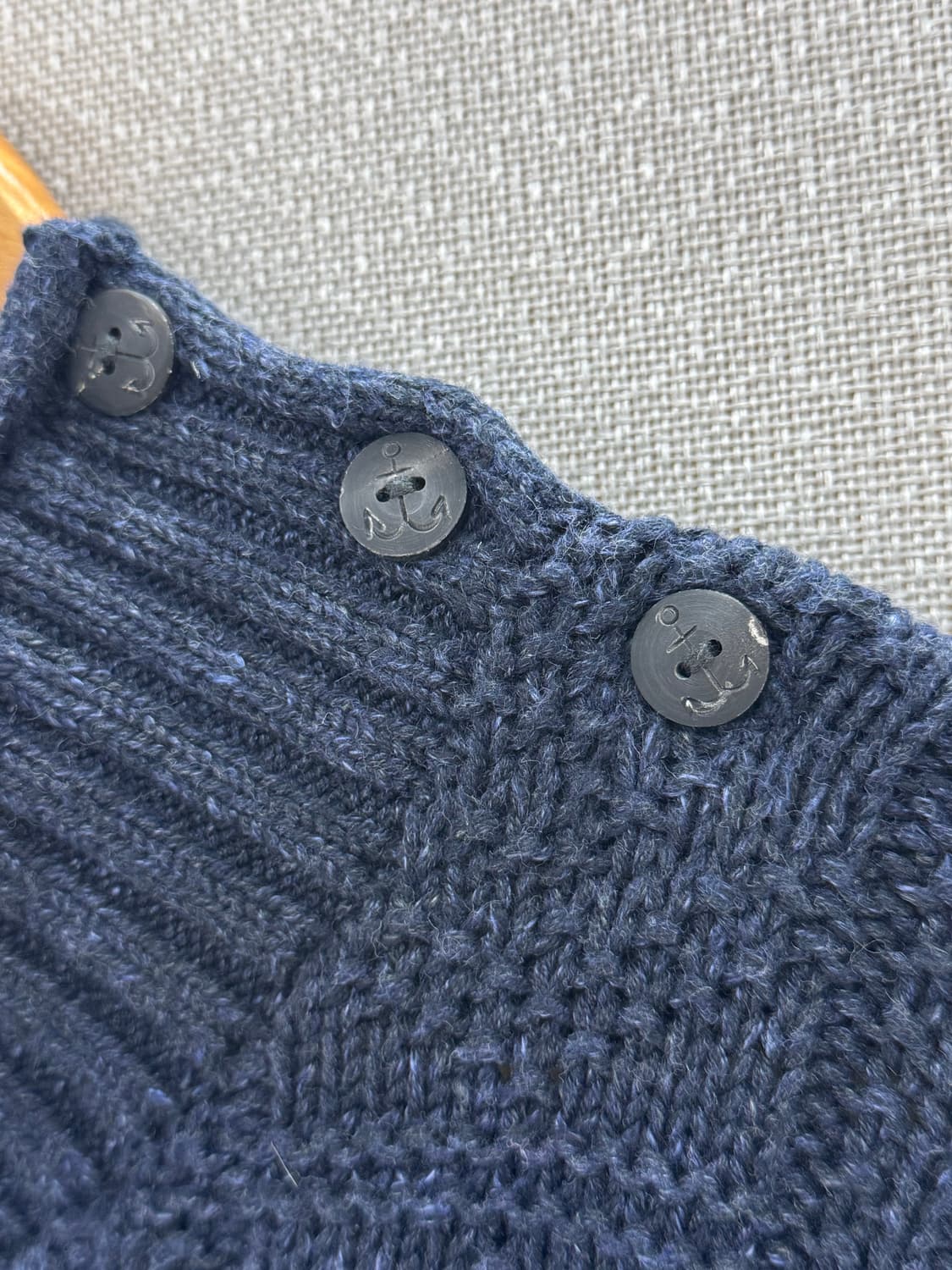 더블알엘 아란니트코튼모크넥 스웨터 / L 상품이미지4