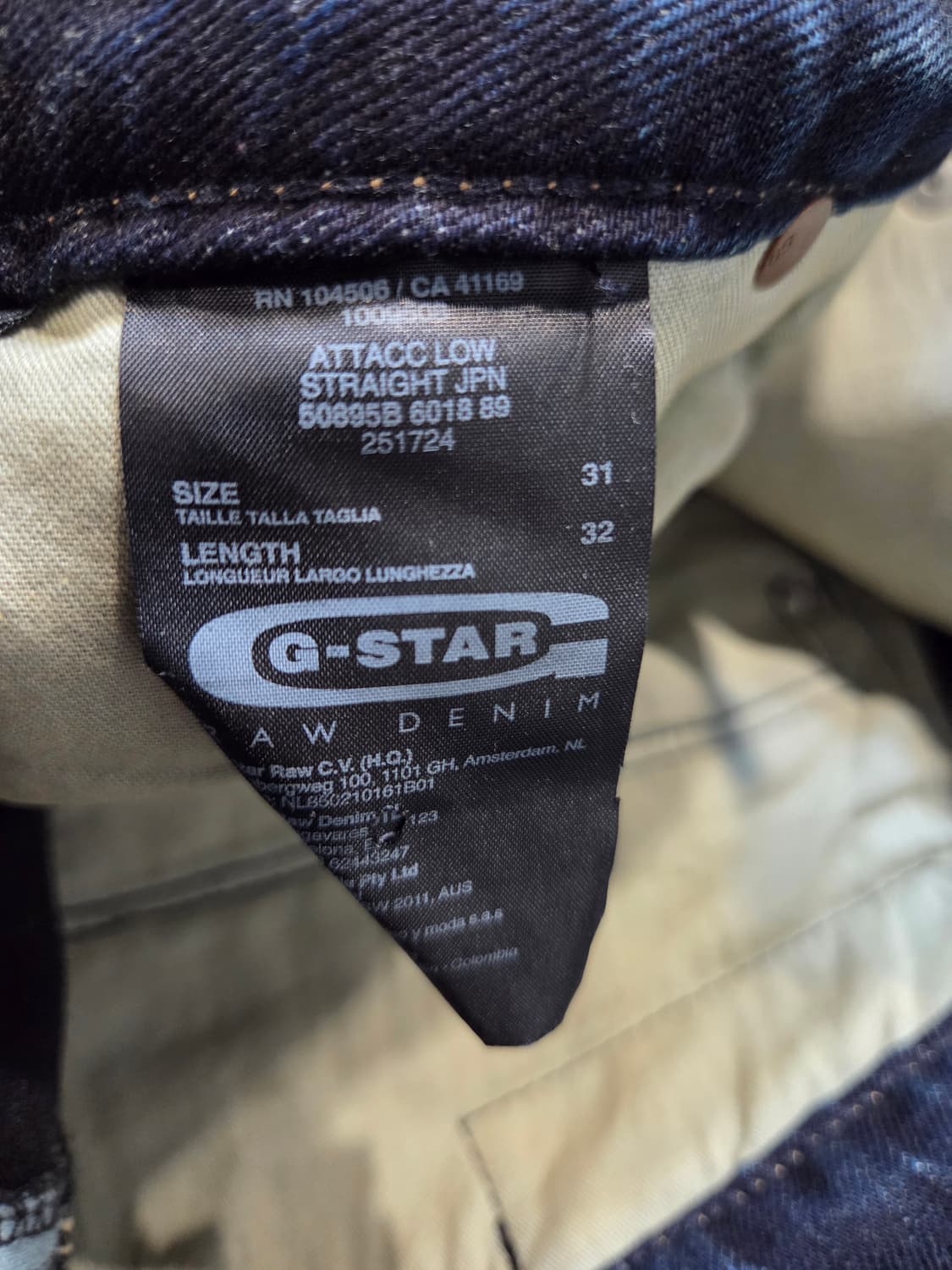 G-STAR RAW 데님 청바지(W31/L32) 상품이미지7