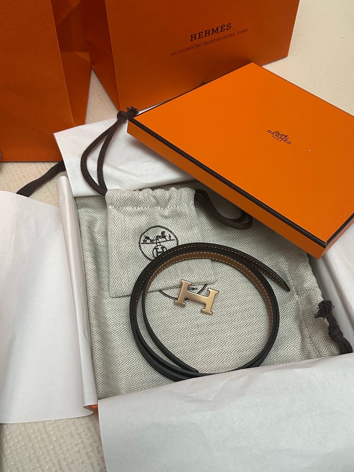 에르메스 13mm리버시블 벨트 스트랩 80사이즈 상품이미지1