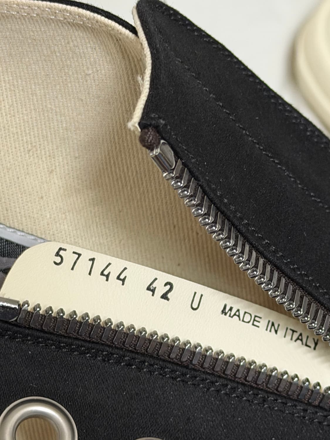 릭오웬스 다크쉐도우 오버사이즈 텅 스니커즈 상품이미지7