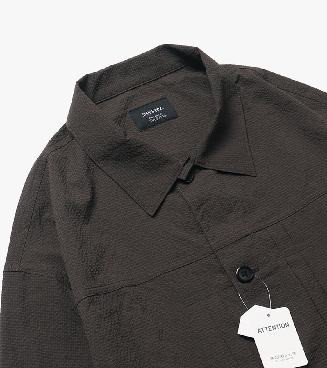 SHIPS ANY - SEERSUCKER TRUCKER JACKET 상품이미지4