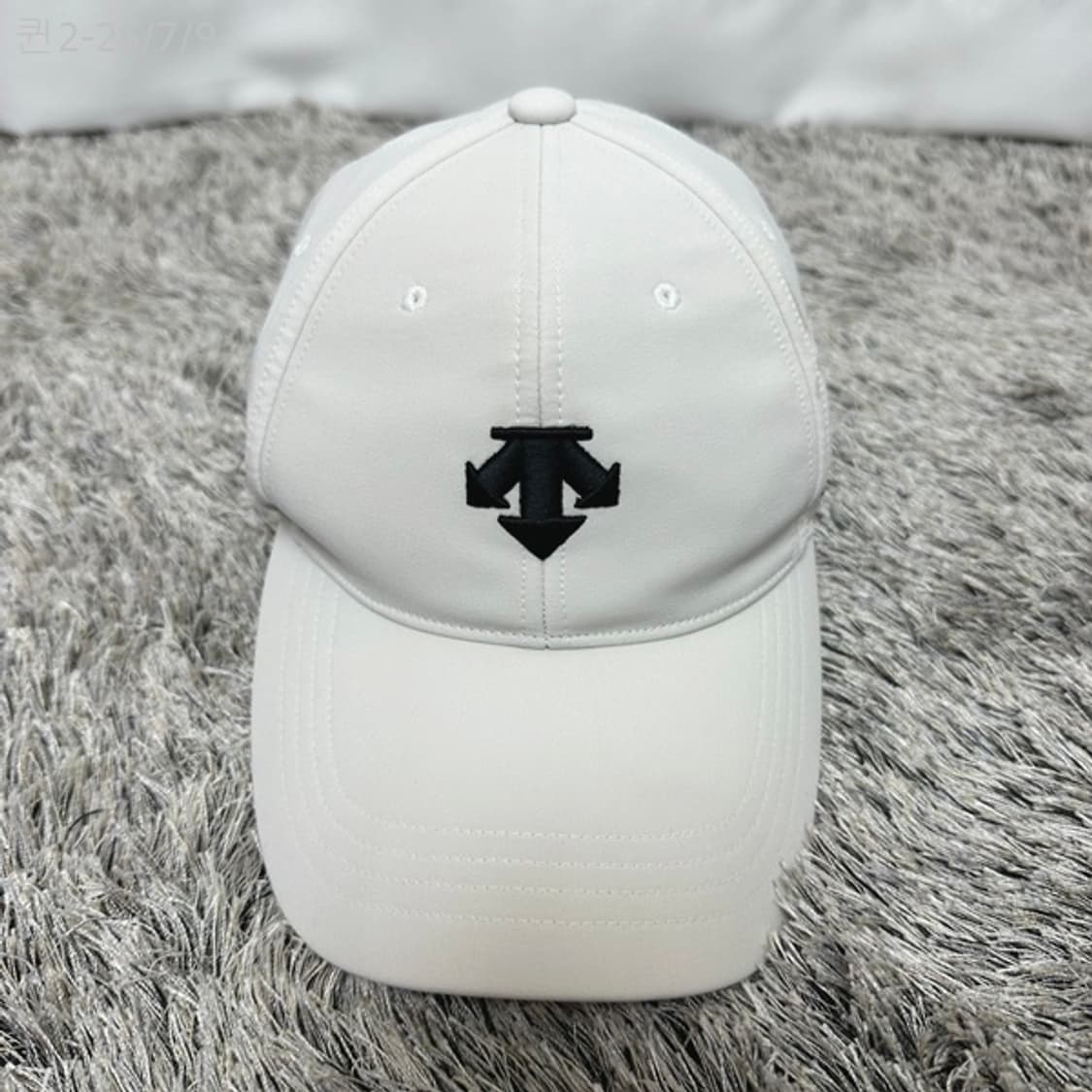 데상트 남자 캡모자 화이트 FREE (57CM) 상품이미지1