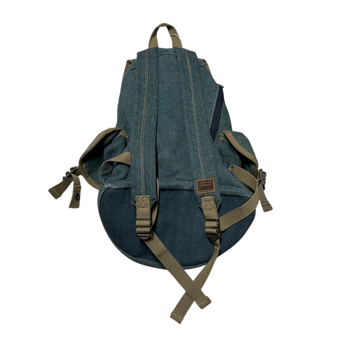 빈티지 모리걸 y2k 데님 쓰리포켓 복조리 백팩 상품이미지2