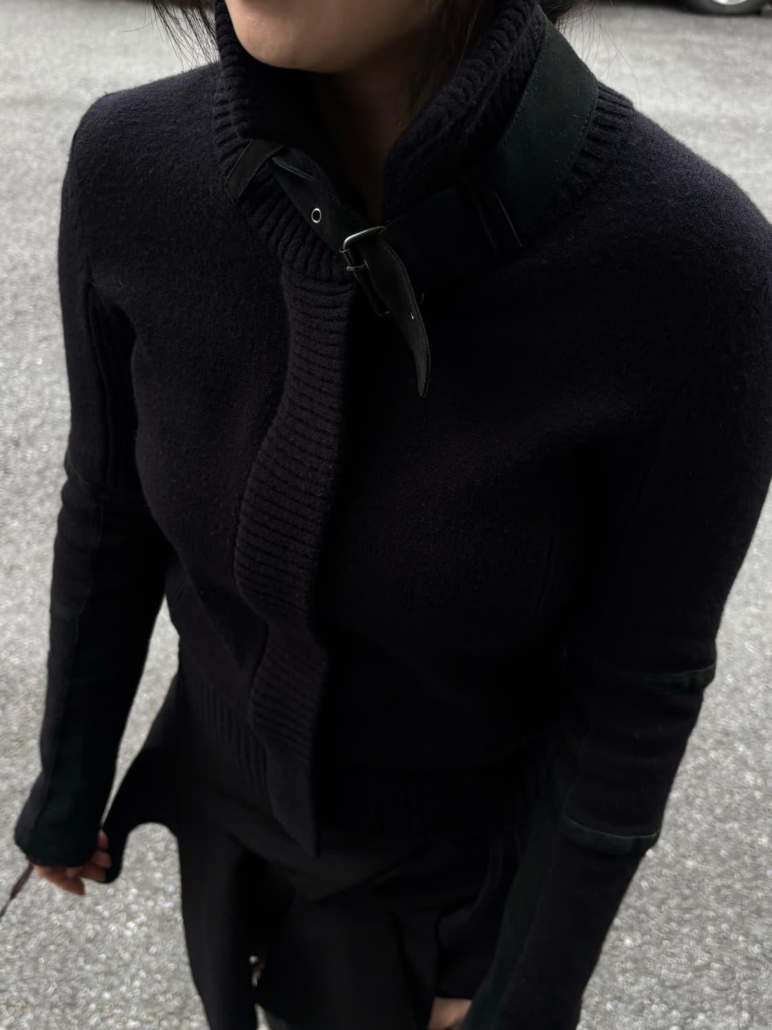 아르마니 울 믹스 라이더 자켓 상품이미지3