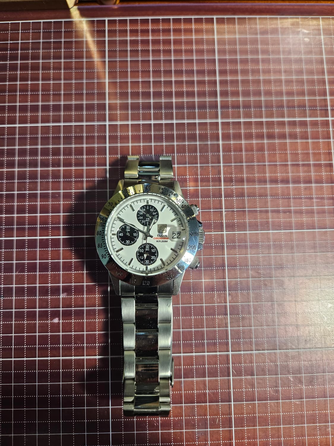 엘진 튜더 스틸토나 오마주 쿼츠 크로노그래프 시계 상품이미지3