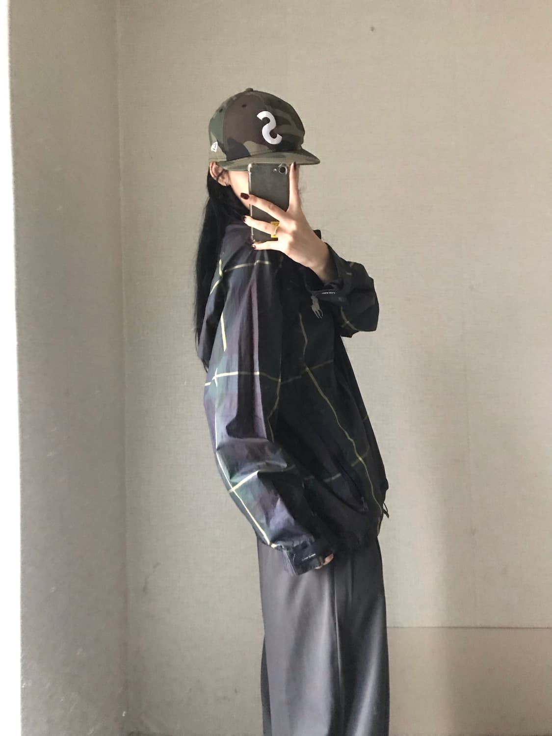 폴로 빅포니 체크 투웨이 바람막이 상품이미지5