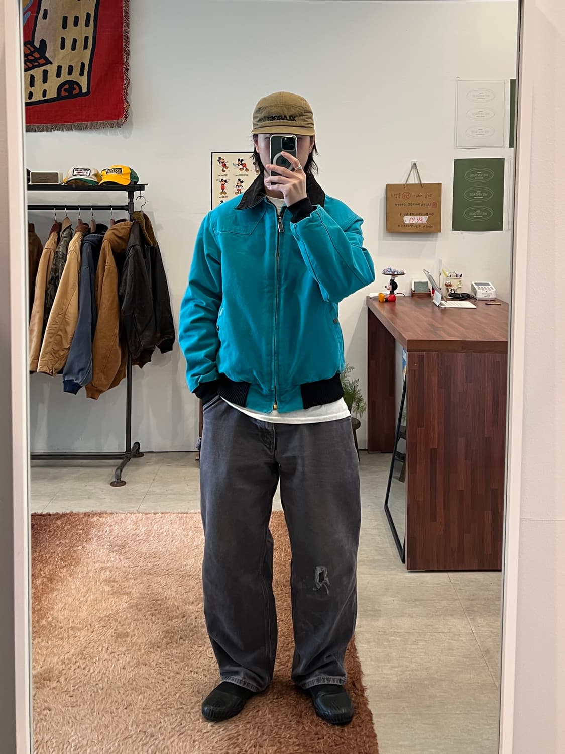 90s Carhartt 칼하트 산타페 워크 자켓 (made in USA) 상품이미지2