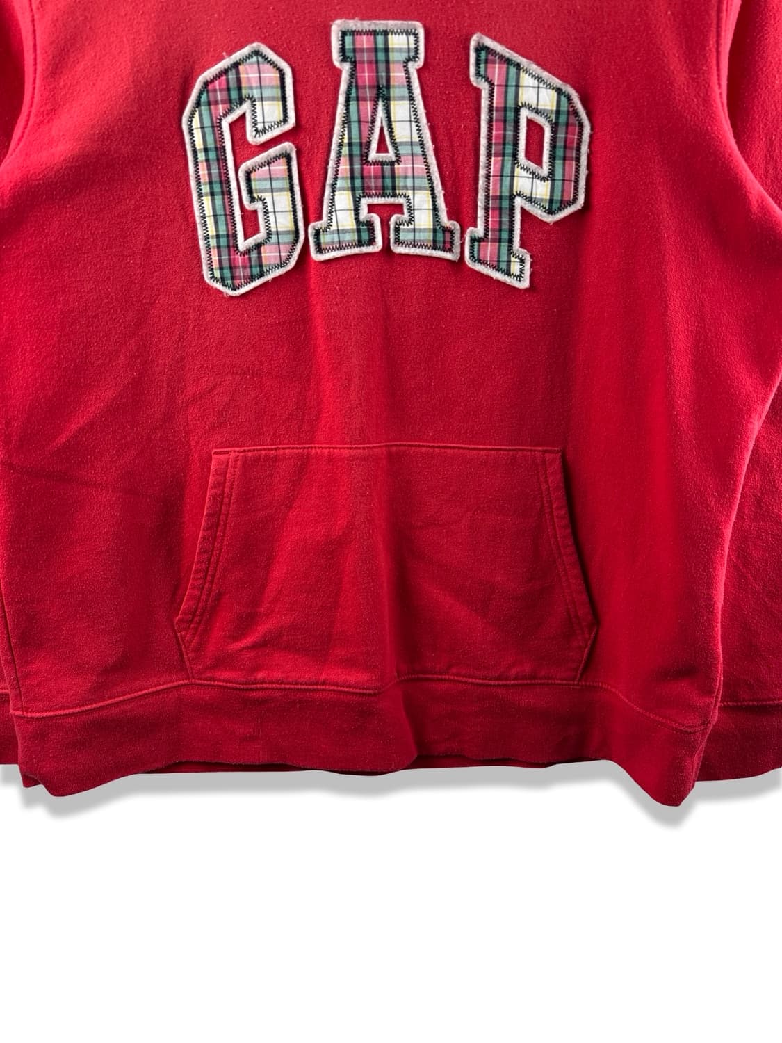 갭 레드 체크 후디1997 상품이미지4