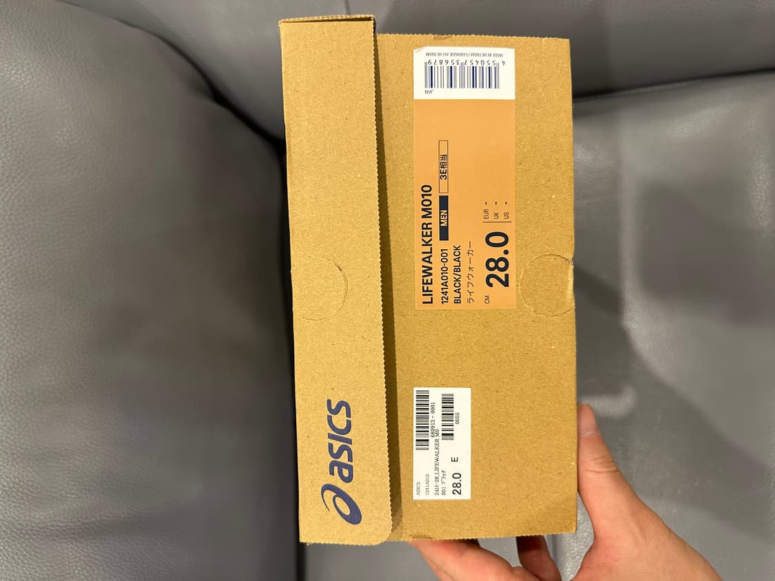 아식스 라이프워커 010 3E 블랙 280 상품이미지5
