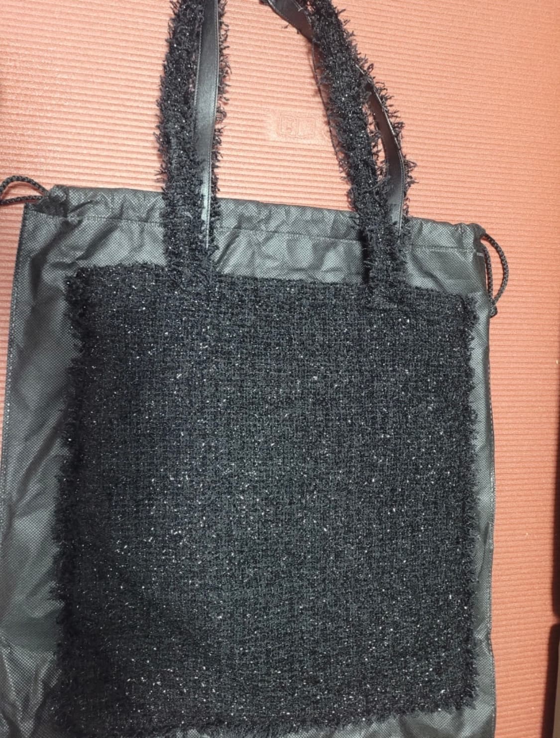 샤넬 17S 로봇 트위드 쇼퍼백 │ 희소 로봇백 블랙 상품이미지4