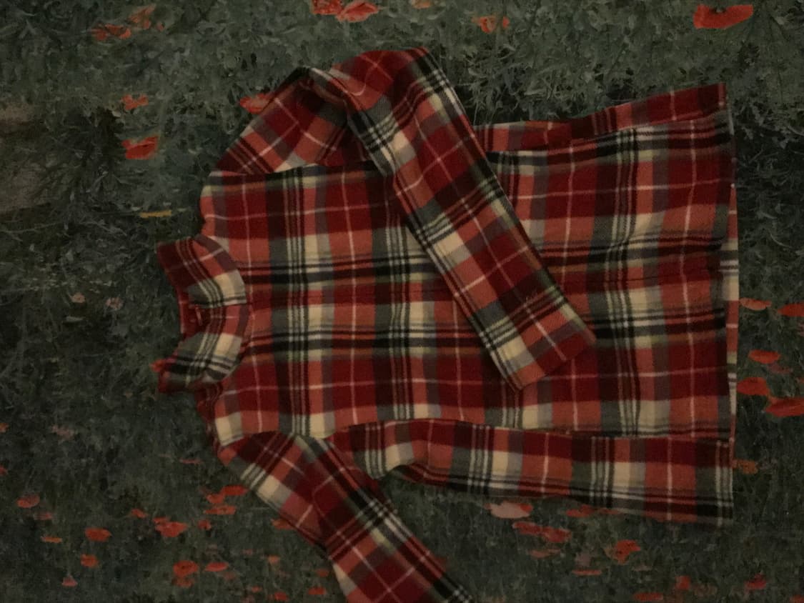 일본 유니클로 빈티지 체크 후리스 상품이미지2