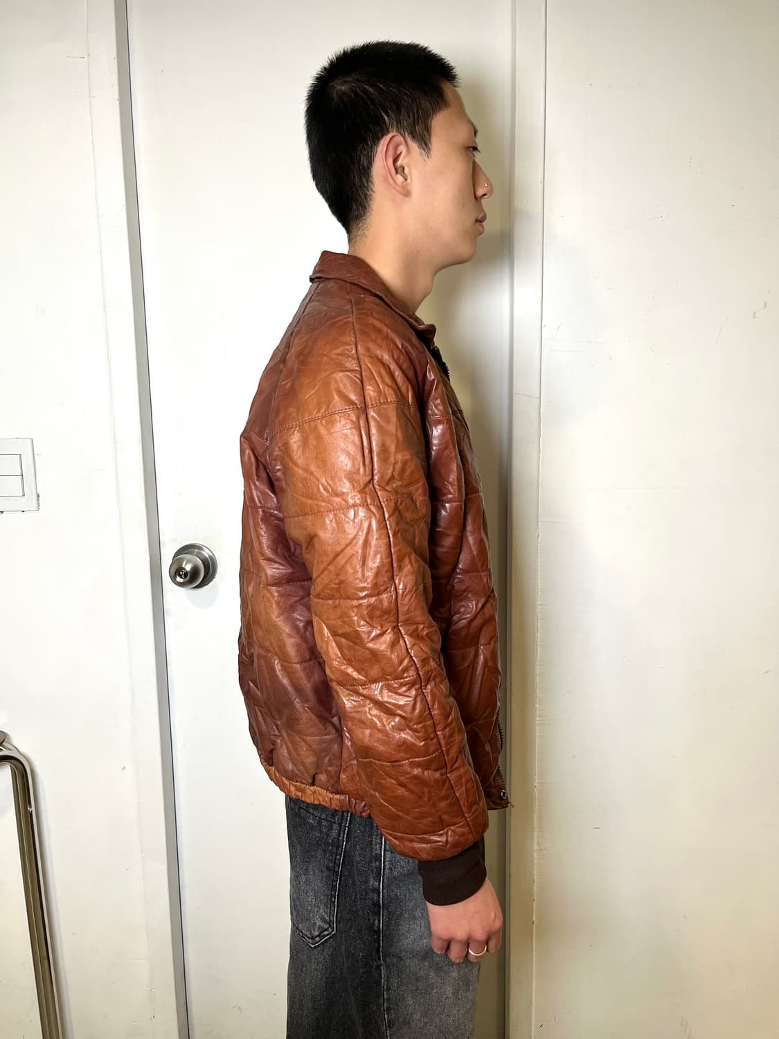 Brown Leather Padding 상품이미지4