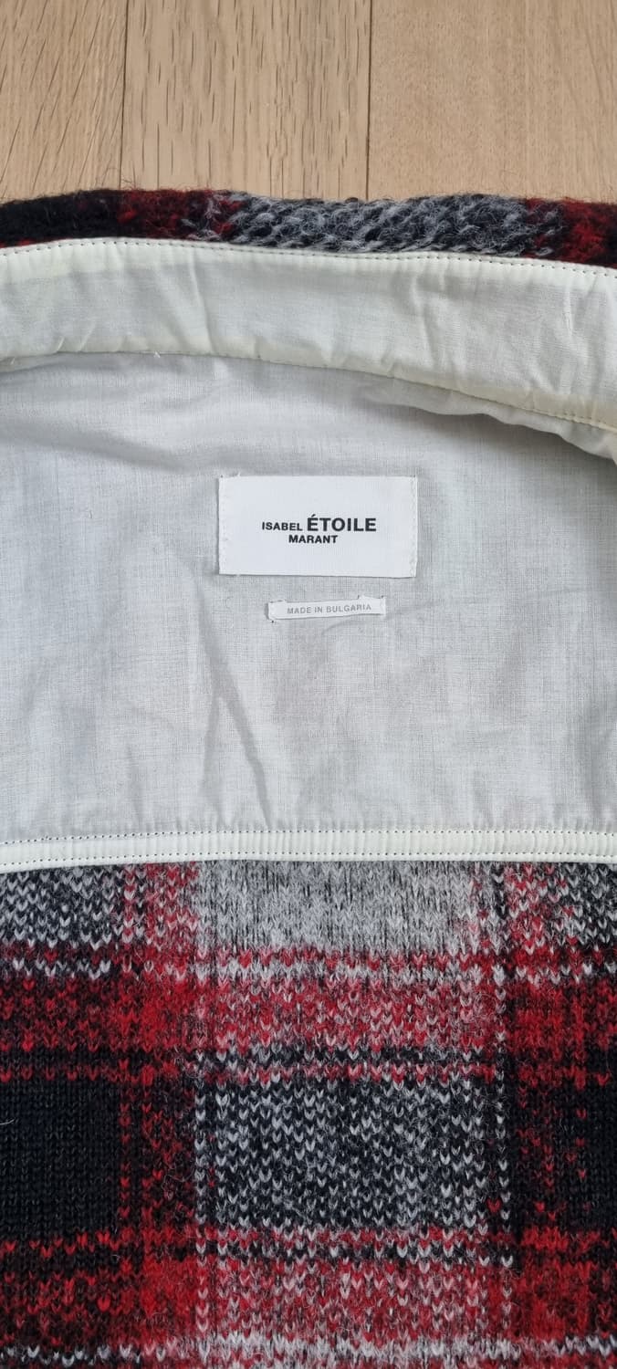 이자벨마랑 레드 체크 자켓 M(38) _ 여성 상품이미지9