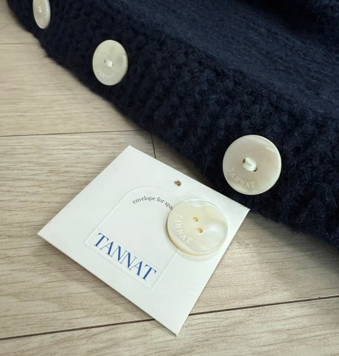 타낫 카라 니트 자켓 상품이미지8