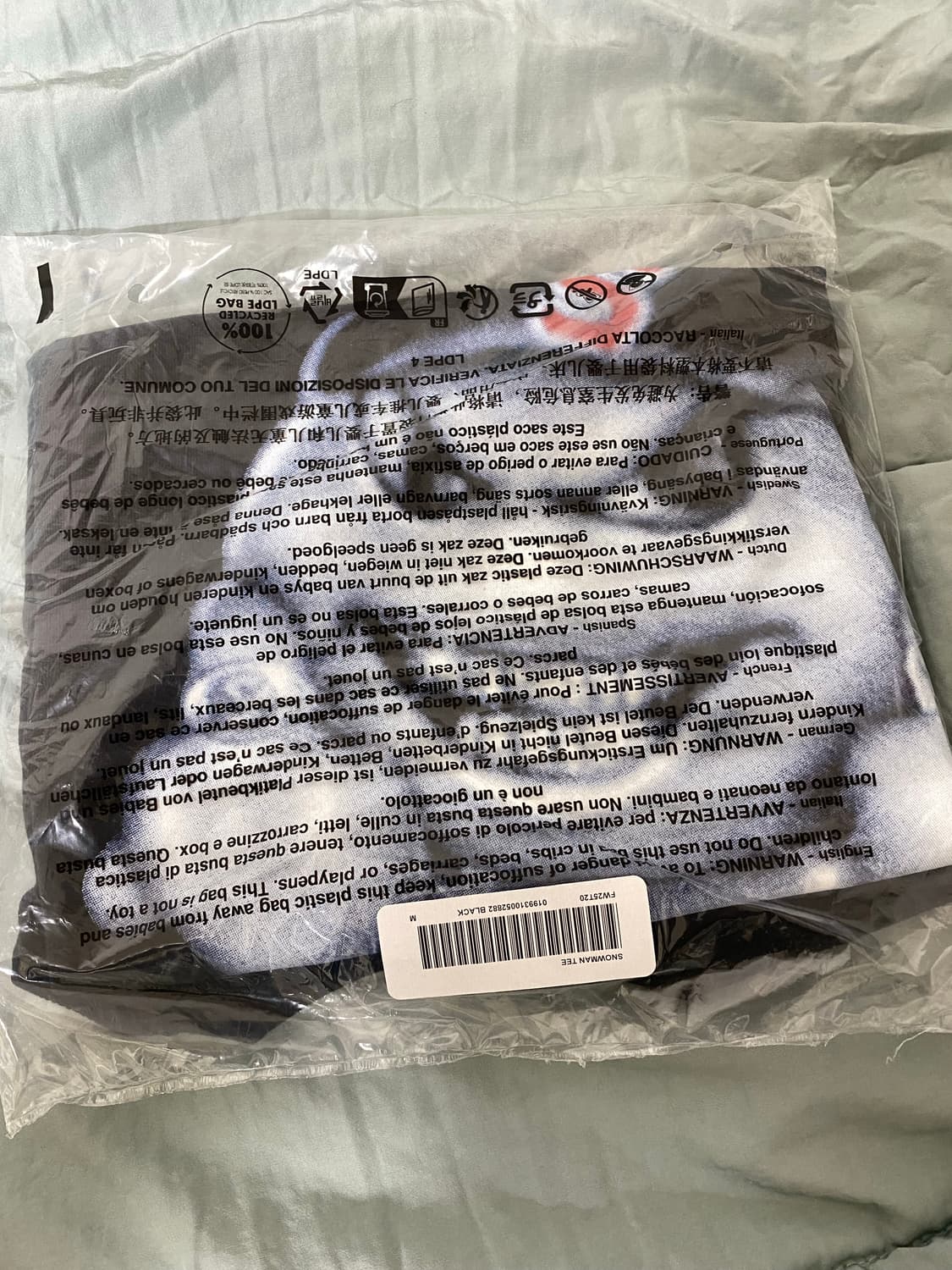 슈프림 스노우맨 티 상품이미지1