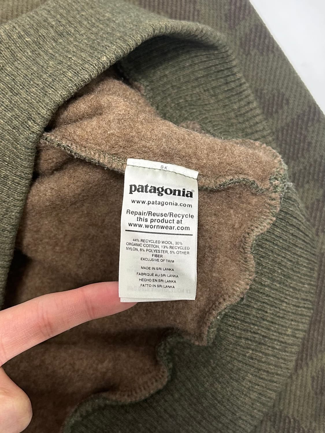 파타고니아 나바호 패턴 반집업 상품이미지9