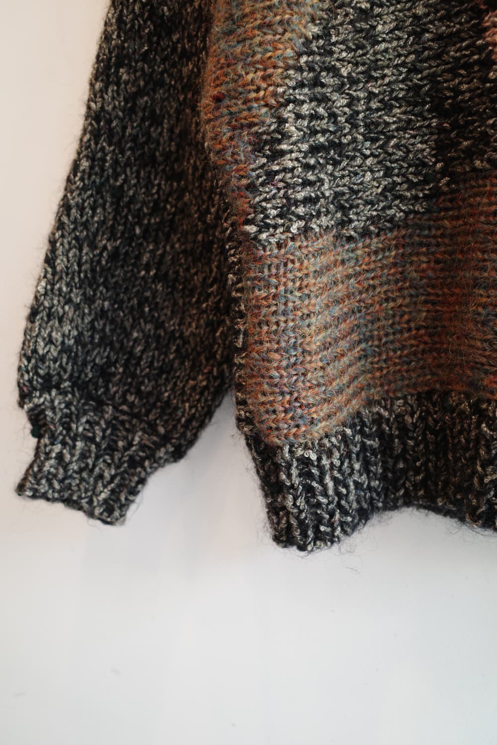 Japan brand 울 패턴 니트  상품이미지4