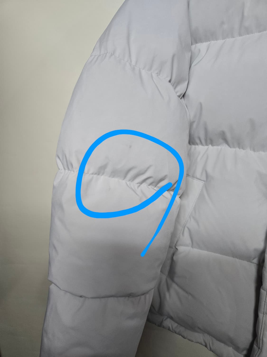 인사일런스 그레이 숏패딩 M 상품이미지8