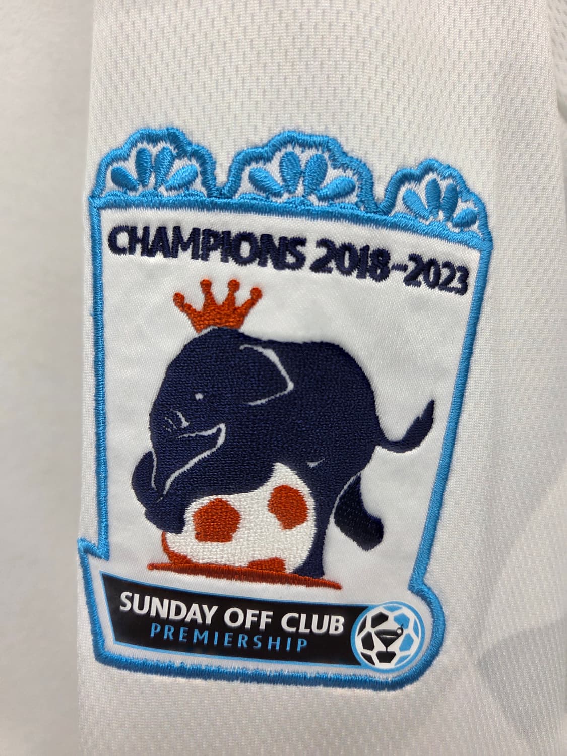 XL 선데이오프클럽 화이트 롱슬리브 축구 셔츠 져지 저지 상품이미지6