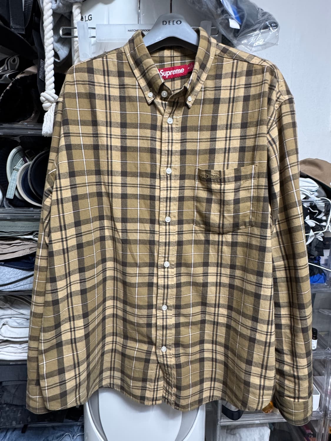 슈프림 플란넬 셔츠 24fw 상품이미지1