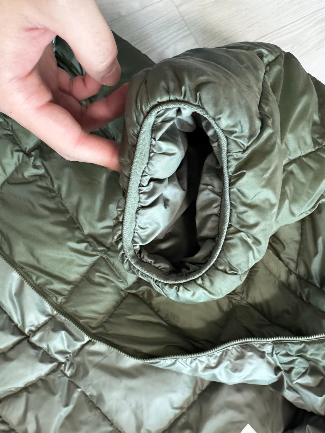 (XL) 노스페이스 웨이브 라이트 온볼 자켓 패딩 카키 상품이미지7