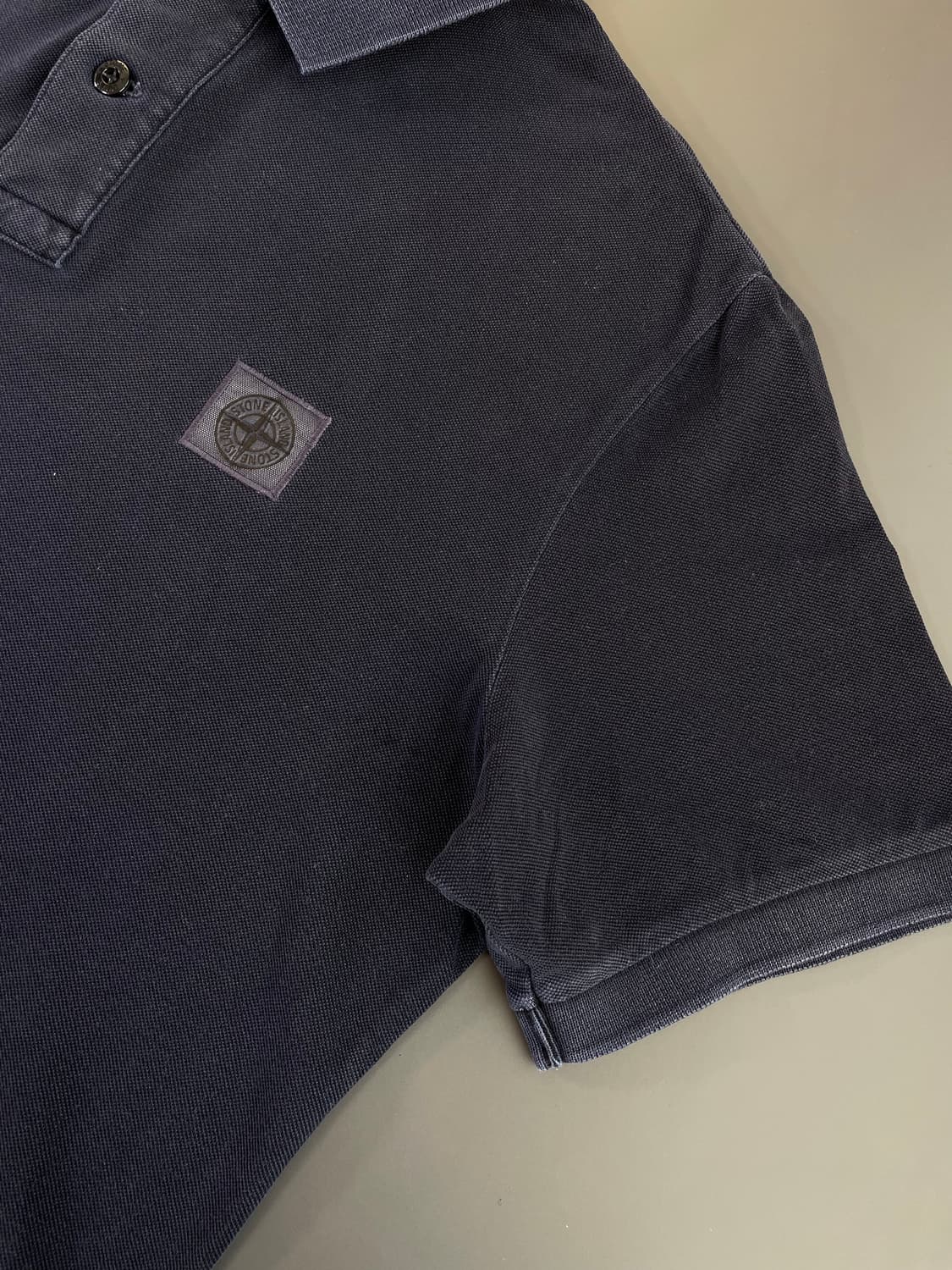[XL] 스톤 아일랜드 PK 카라 반팔 티셔츠 슬림핏 상품이미지5