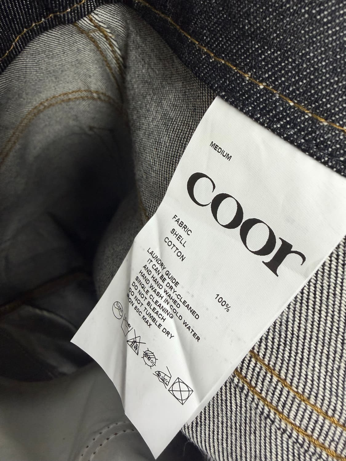 쿠어 리지드 세미 와이드 진스 상품이미지5