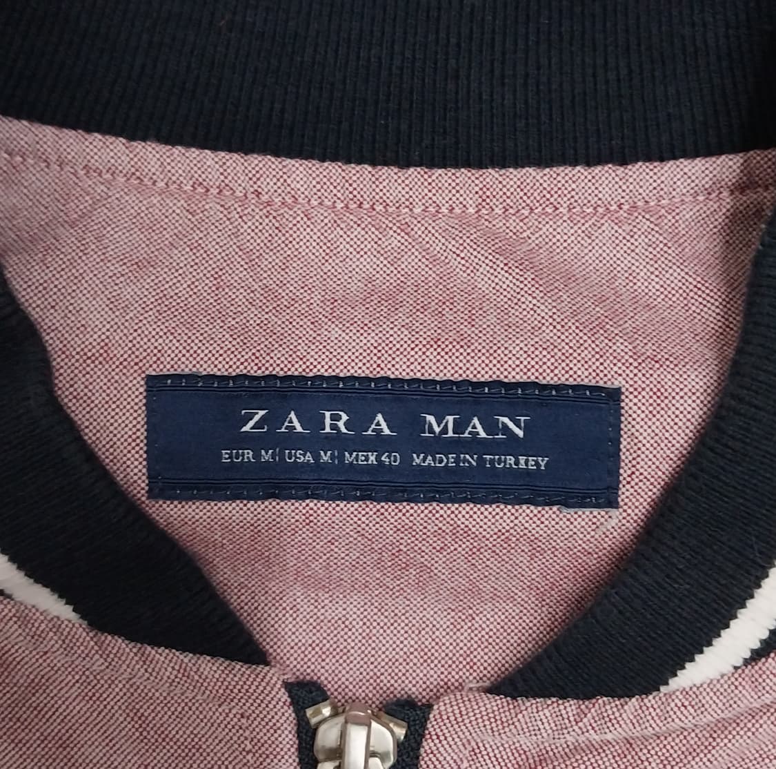 ZARA MAN 핑크색 봄버 자켓 M 상품이미지2