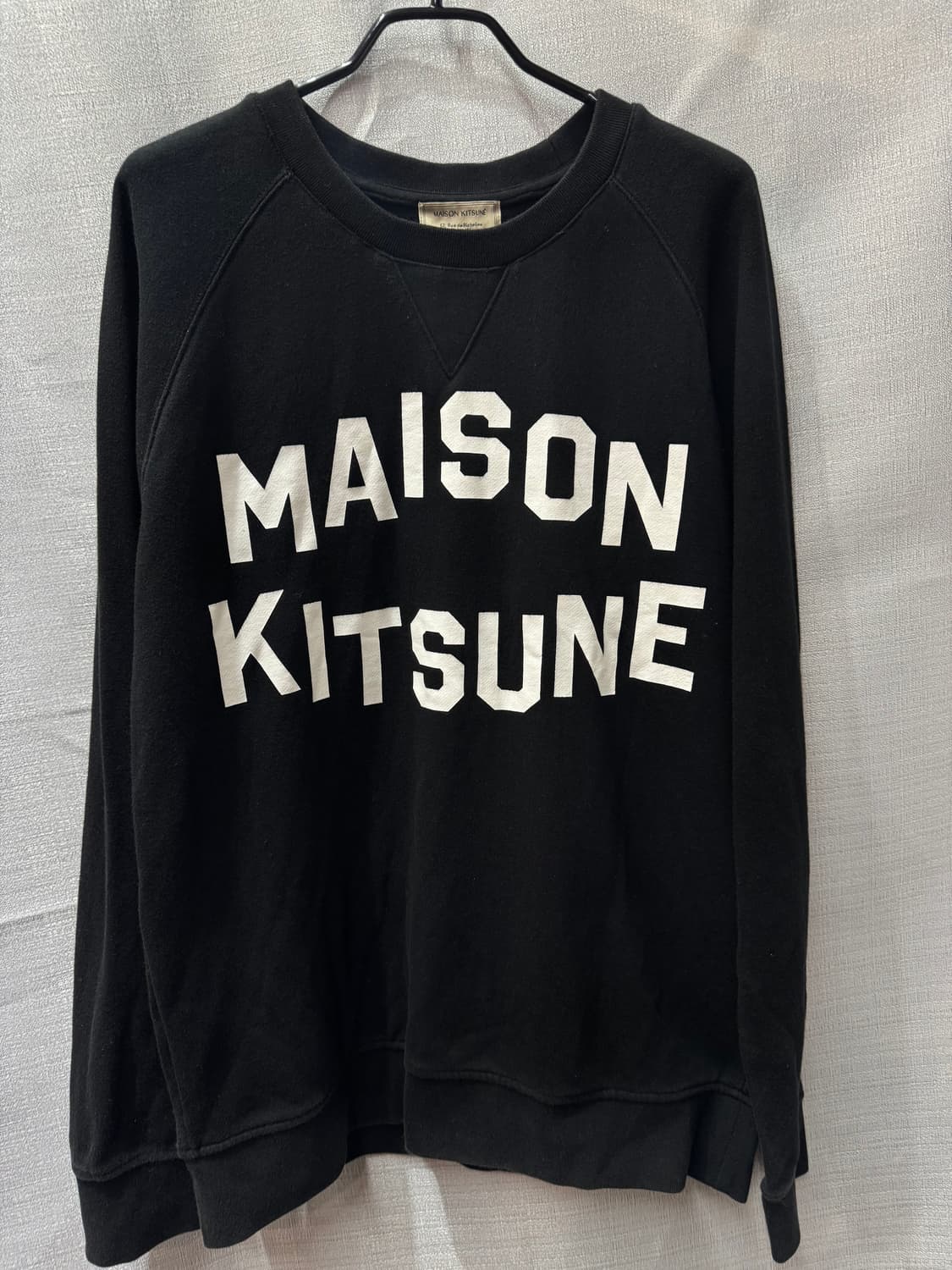 메종키츠네 빅로고 프린팅 맨투맨 L 상품이미지1