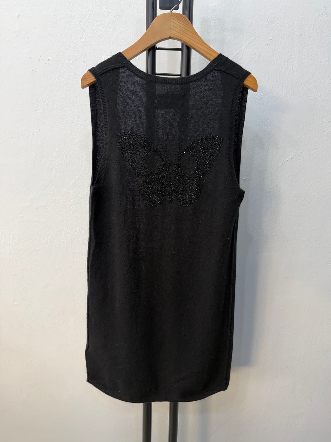 정품) 쟈딕앤볼테르 캐시미어100 블랙 니트 탑 S 상품이미지4