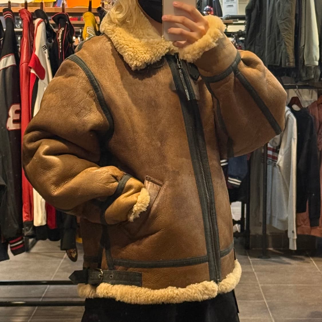 [NO.9] VTG B-3 양가죽 무스탕 상품이미지3