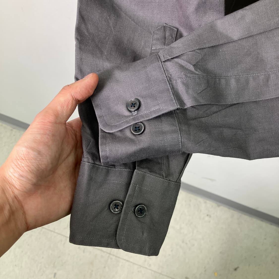 요지 야마모토 AAR 그레이 셔츠 L 상품이미지7