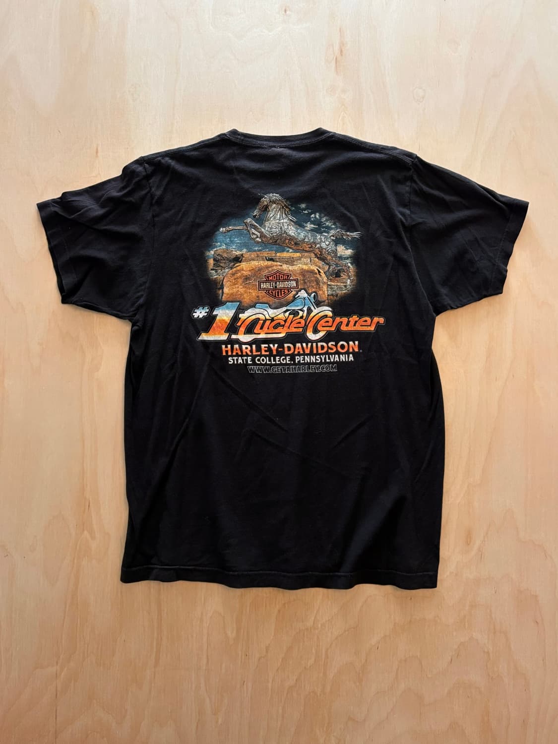 할리데이비슨 그래픽 반팔티셔츠 L 상품이미지3
