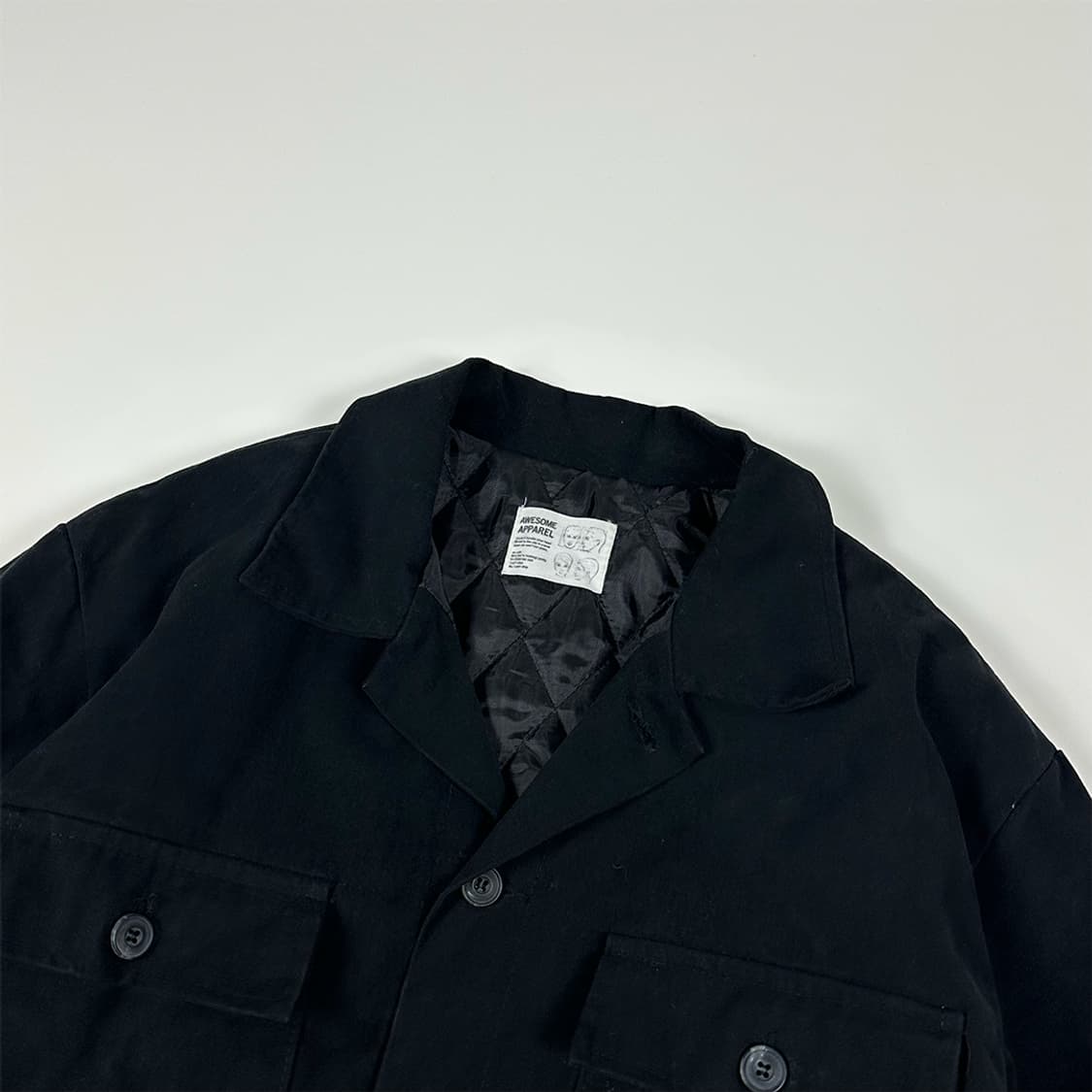 어썸어패럴 누빔 스웨이드 자켓 상품이미지3