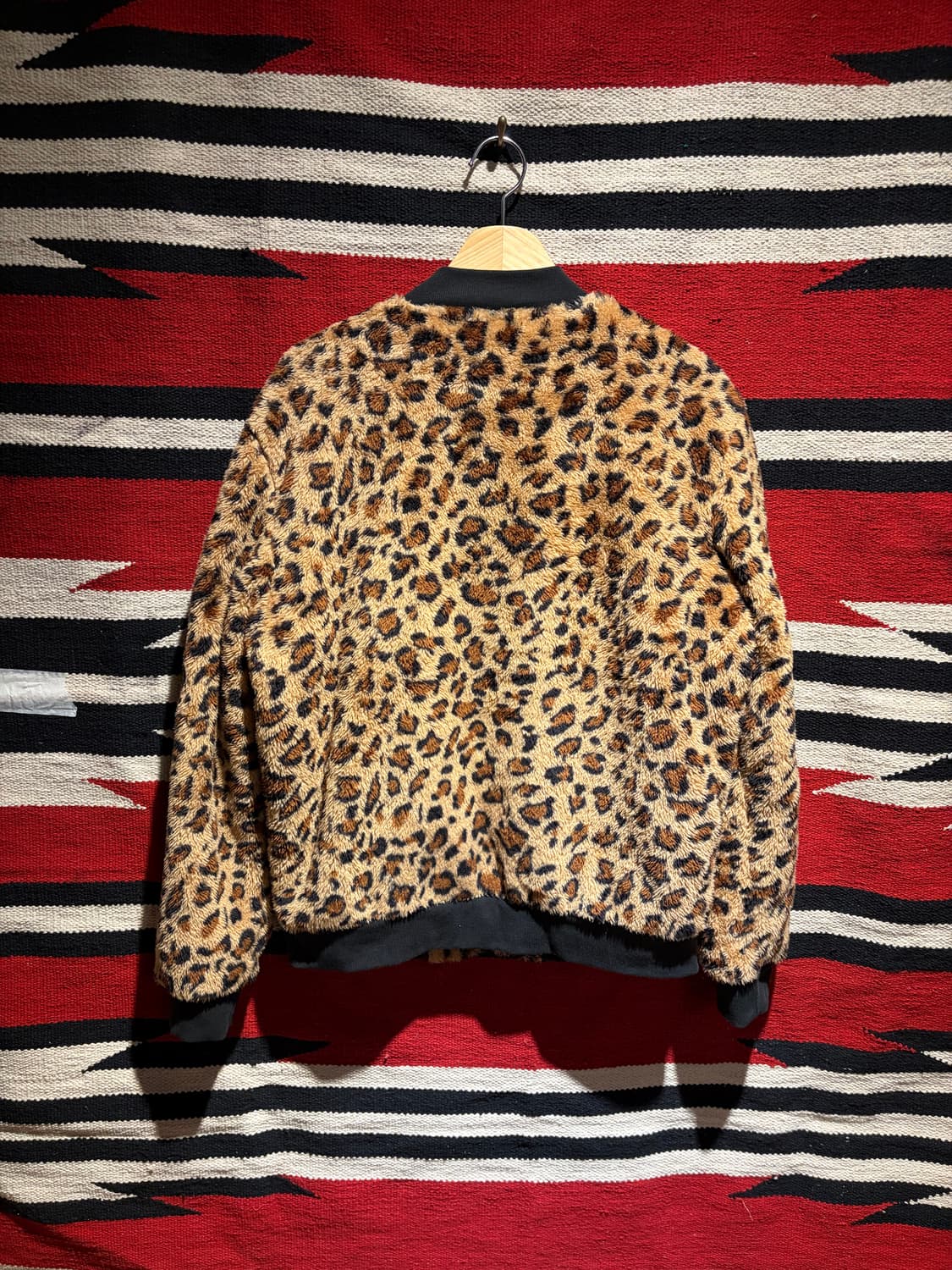 Leopard ma-1 fleece blouson / 레오파드 후리스 상품이미지3