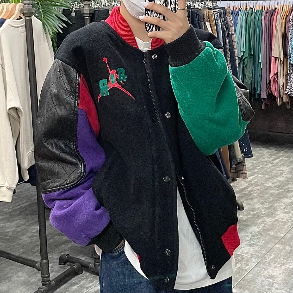 나이키 조던 배색 블루종 상품이미지1