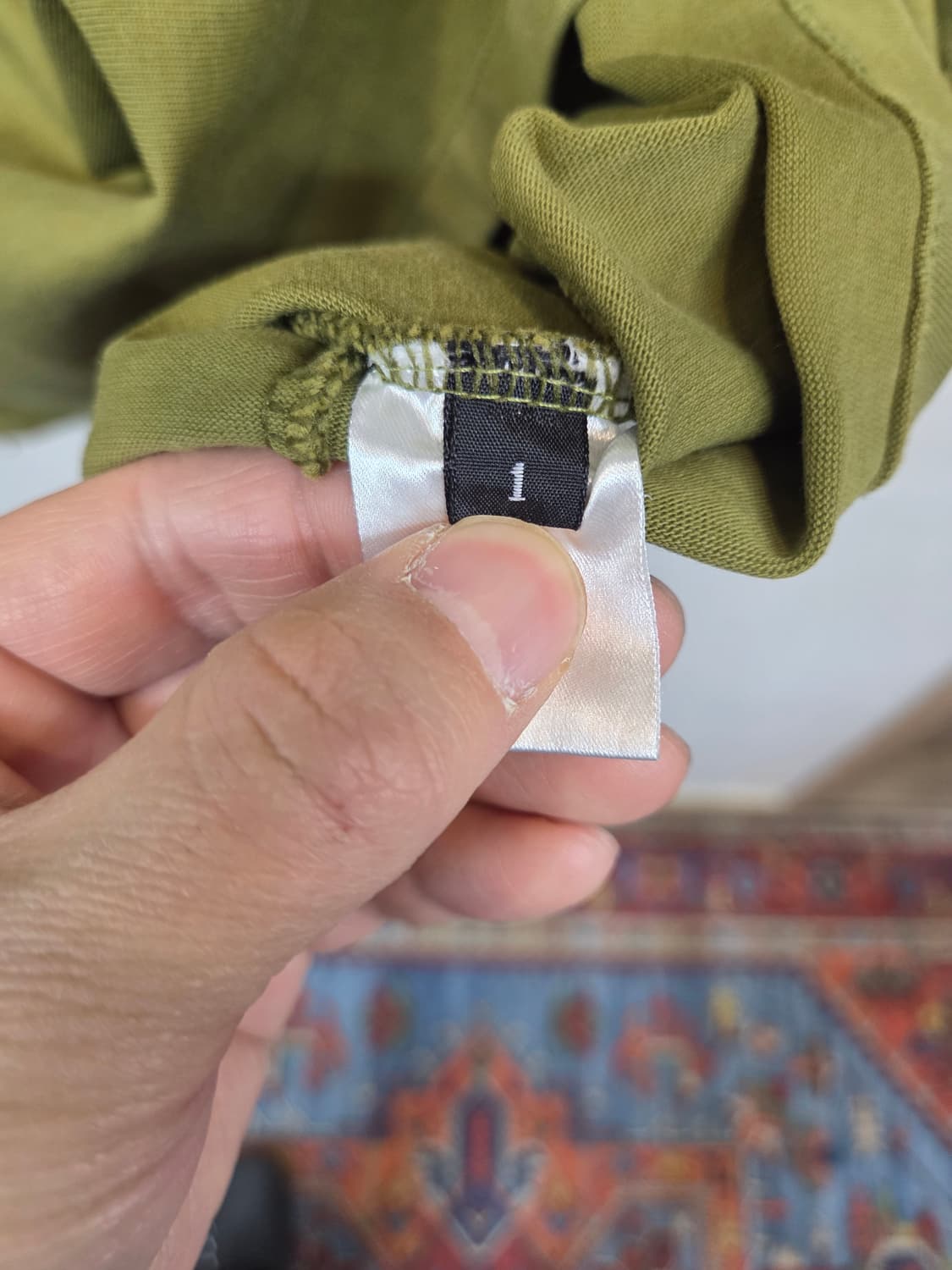 볼란테 레터링 자수로고 반팔 1사이즈 대략 xl 상품이미지5