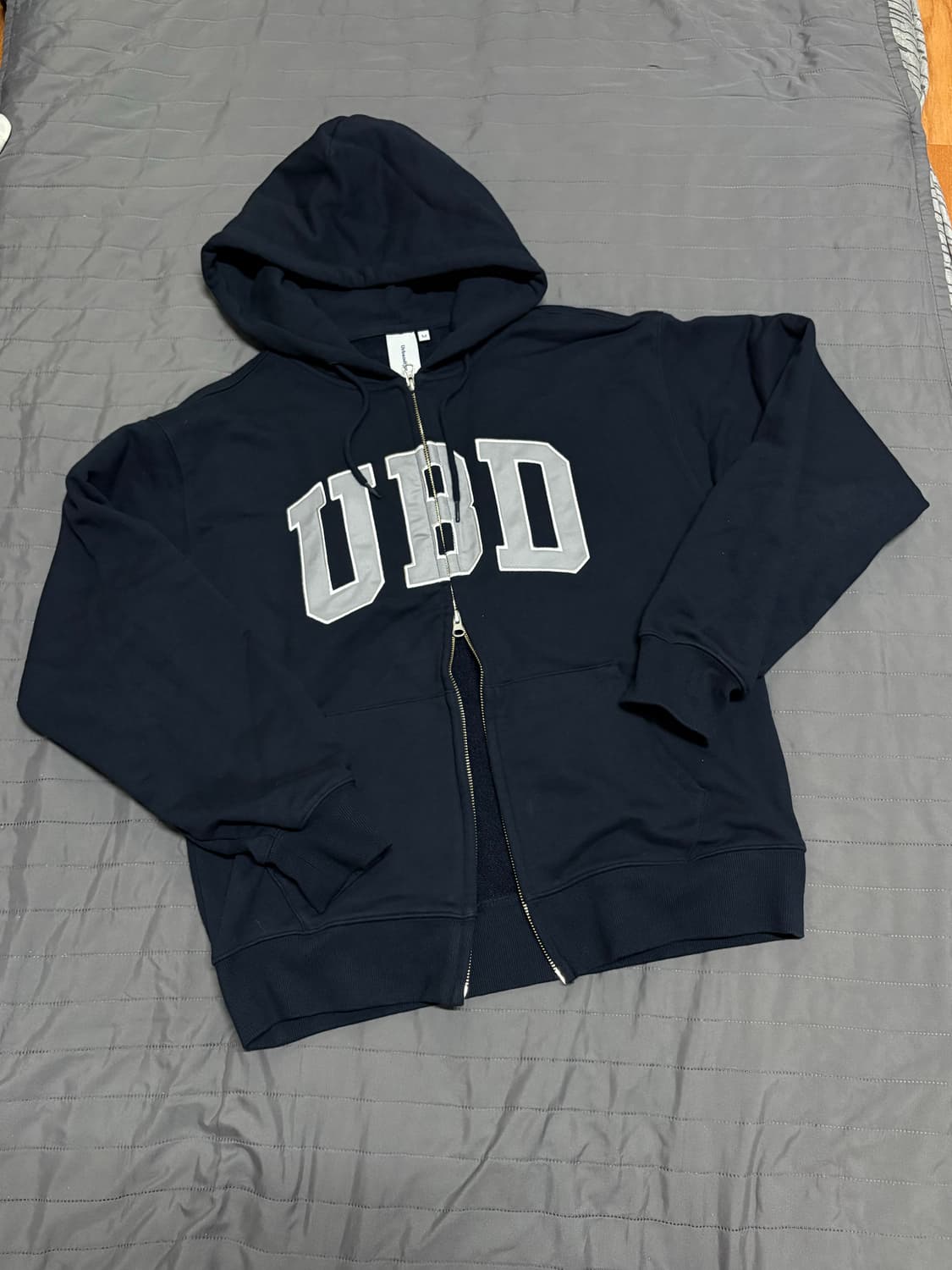 어반디타입 어반디타입 UBD 애슬레틱 스웻 후드 집업 (네이비) 상품이미지1