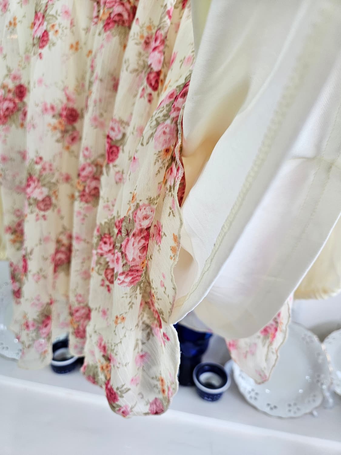 리즈리사(LIZ LISA) 로즈 프릴 쉬폰 원피스 상품이미지5