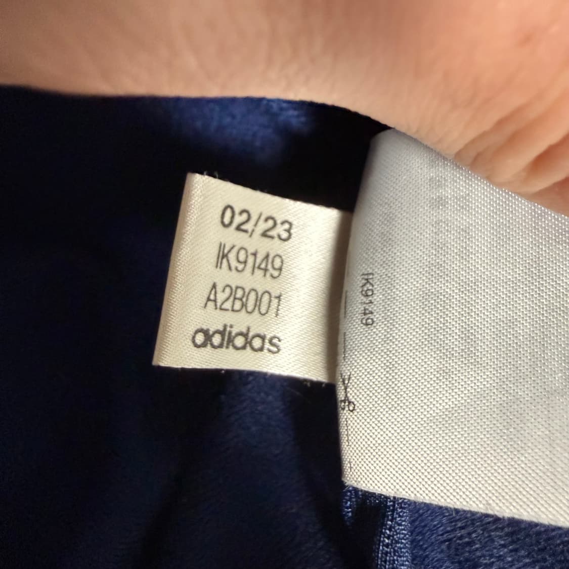 아디다스 BB 베켄바우어 트랙탑 져지 네이비 그레이S 오버핏 인디고 상품이미지5