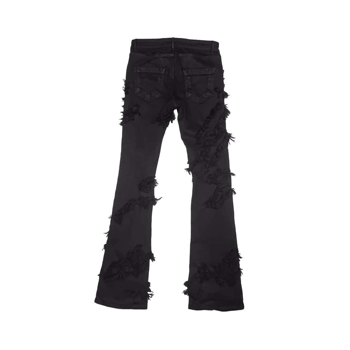 릭오웬스 - 22SS DRKSHDW 타이론 슬래쉬 부츠컷 팬츠 - 블랙  상품이미지2