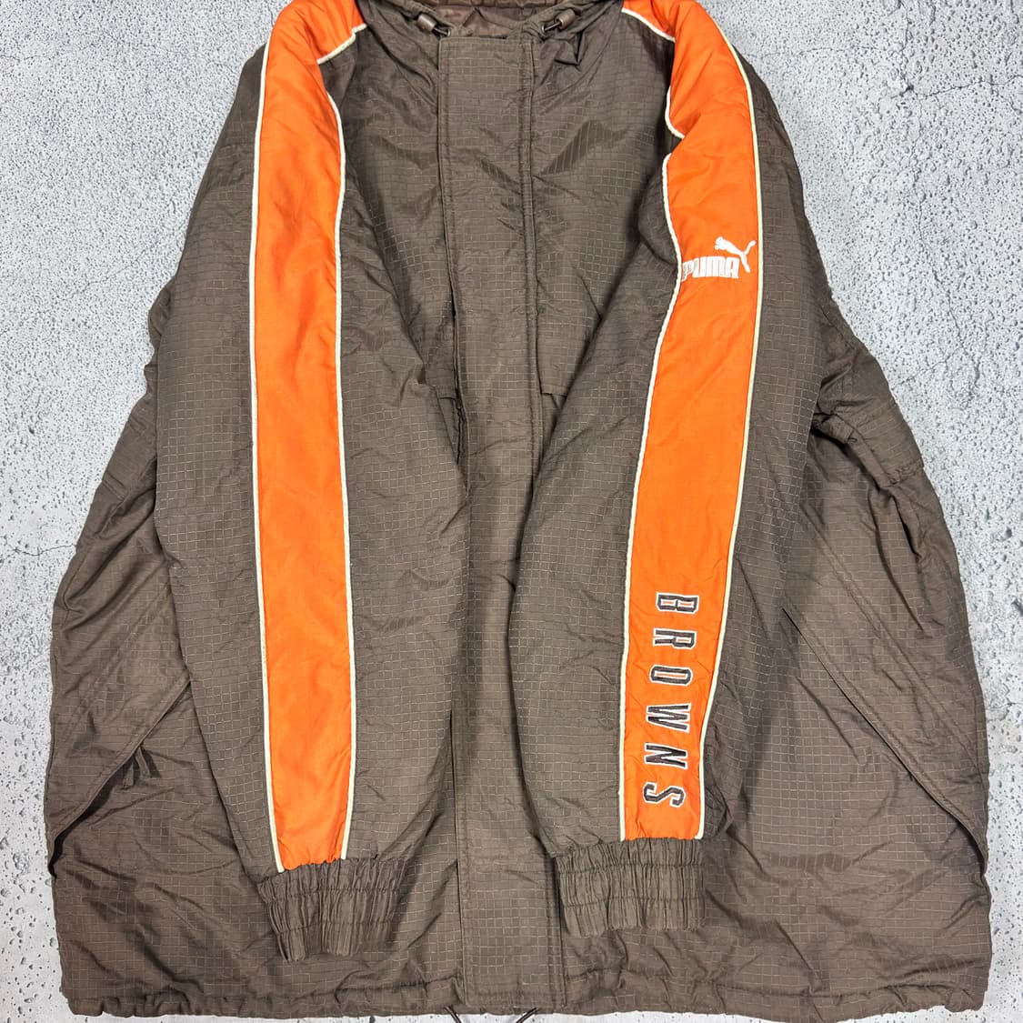 바배) 푸마 클리블랜드 브라운스 NFL 풋볼 패딩 자켓 상품이미지3